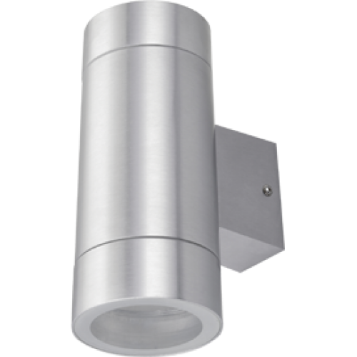 Светильник фасадный накладной Ecola LED 8013A IP65 сатин-хром 2*GX53 (двух лучевой)