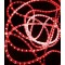 Светодиодный дюралайт 13 мм, красный, круглый, 3-ех проводной, чейзинг, 100 м