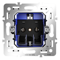 Механизм розетки с заземлением 16А, S70 VLS0401M