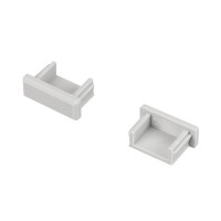 Заглушка СЕРАЯ пластиковая для профиля MIC-2000.