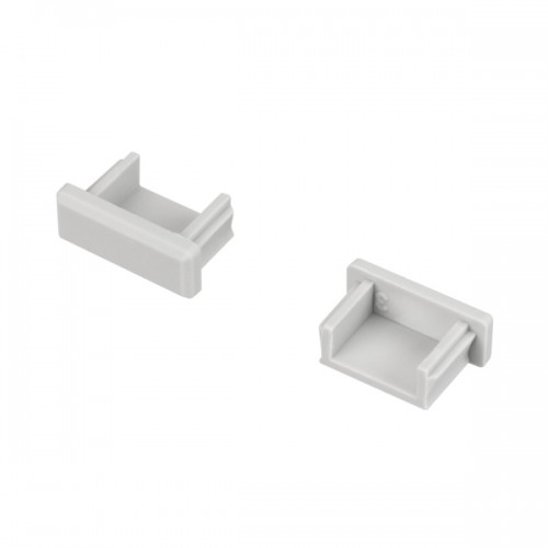 Заглушка СЕРАЯ пластиковая для профиля MIC-2000.