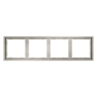 Рамка пластиковая VOLTUM S70 на 4 поста, (кашемир) VLS100403