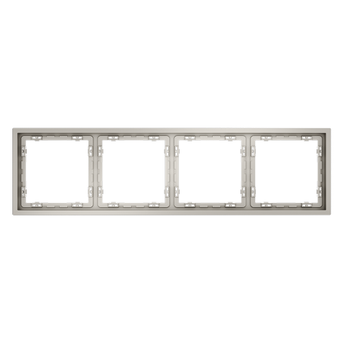 Рамка пластиковая VOLTUM S70 на 4 поста, (кашемир) VLS100403