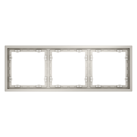 Рамка пластиковая VOLTUM S70 на 3 поста, (кашемир) VLS100303