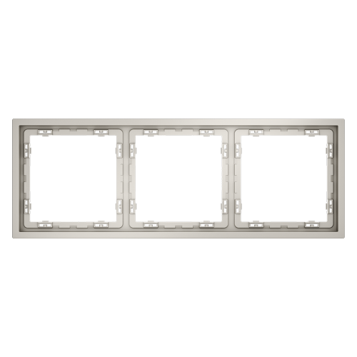 Рамка пластиковая VOLTUM S70 на 3 поста, (кашемир) VLS100303