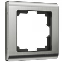 Рамка на 1 пост Metallic (глянцевый никель)  W0011602