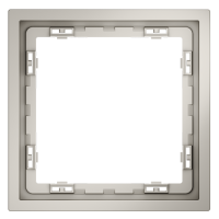Рамка пластиковая Voltum S70 на 1 пост, (кашемир) VLS100103