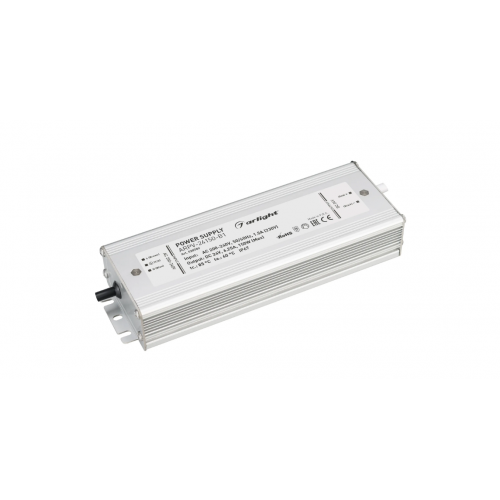 Блок питания ARPV-24150-B1 (24V, 6,3A, 150W) (Arlight, IP67 Металл, 3 года)