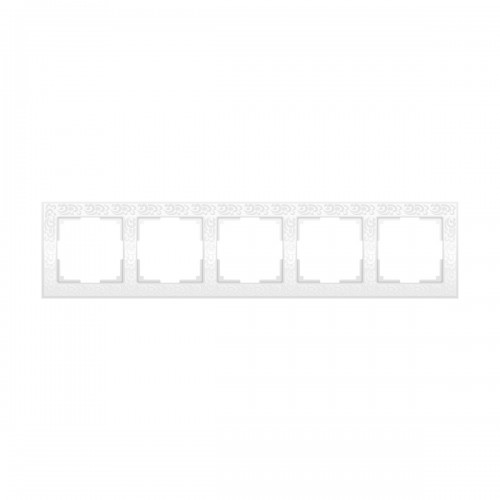 Рамка на 5 постов Werkel WL05-Frame-05 Белый