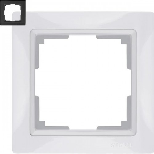 Рамка на 1 пост Werkel WL03-Frame-01 Basic Белый