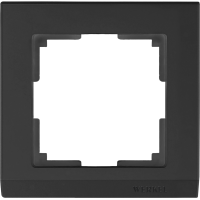 Рамка на 1 пост Werkel WL04-Frame-01 Черный