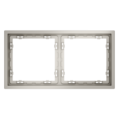 Рамка пластиковая Voltum S70 на 2 поста, (кашемир) VLS100203
