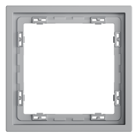 Рамка пластиковая VOLTUM S70 на 1 пост, (серый) VLS100116