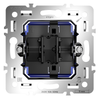 Механизм выключателя одноклавишного 10А, S70 VLS0101M