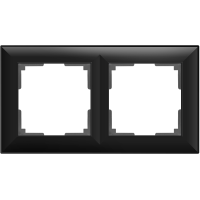 Рамка на 2 поста Werkel WL04-Frame-02 Черный