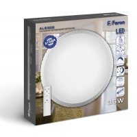 Светодиодная накладная люстра,управляемая Feron AL5300 тарелка 36W 3000К-6500K белый