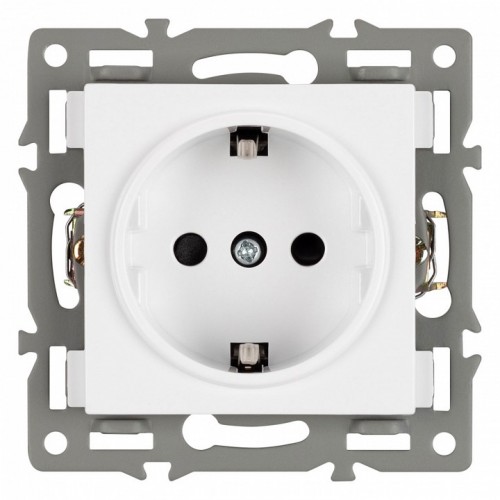 Розетка с заземлением и со шторкой, без рамки Arlight SCT 043730