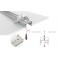 Профиль Arlight S2-LINIA69-F-2500 ANOD+OPAL 021177