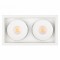 Встраиваемый светильник Arlight CL-SIMPLE-S148x80-2x9W Warm3000 (WH, 45 deg) 026876
