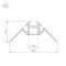 Профиль Arlight ARH-DECORE-S12-INT-2000 ANOD внутренний 023868