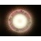 Светильник Ecola H4 GX53 "Розы" LD7071 c подсветкой Розовый / Прозрачный FP53CREFB
