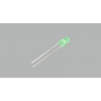 Светодиоды круглые 3мм зеленый с прозрачной линзой 3034G3C-DSB-A