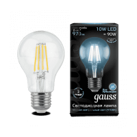 Лампа Gauss LED Filament A60 E27 10W 4100К