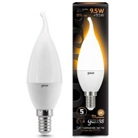 Светодиодная лампа GAUSS свеча на ветру 9.5 Вт E14 3000K