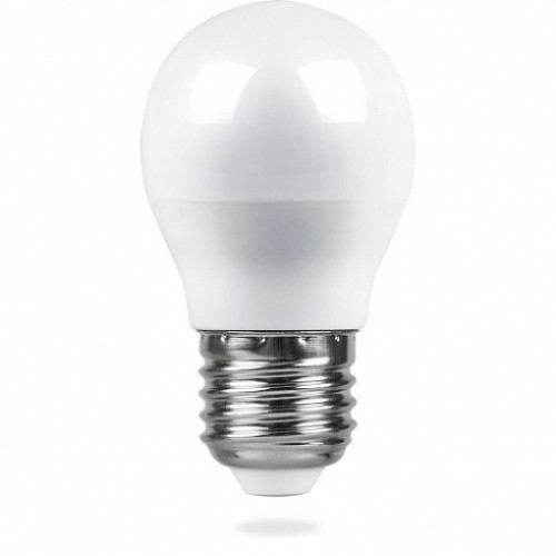 Лампа светодиодная шар E27 5W 2700K 410Lm 230V лампа светодиодная шар 82*45мм